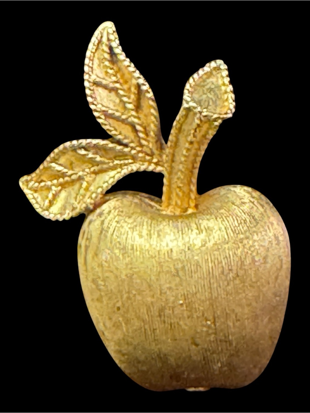 Vintage Avon Gols Apple Pin Brooch